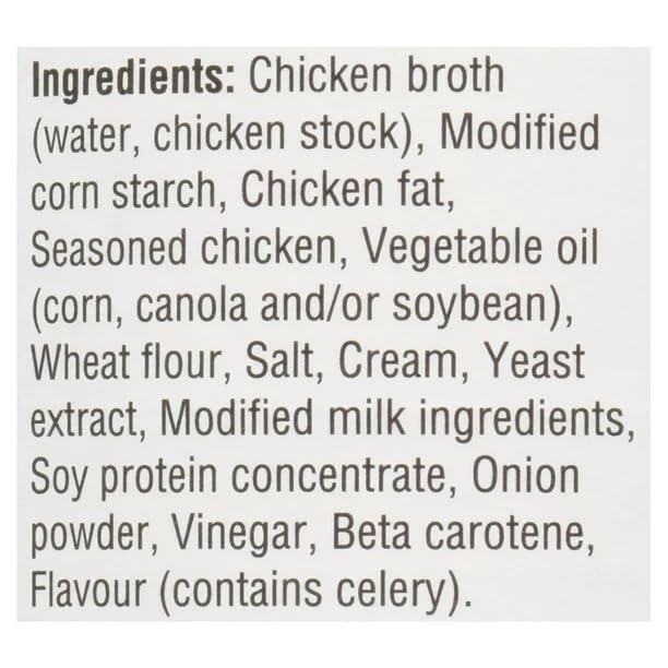 Campbell's Condensed Soup Cream of Chicken - Made with Lean Chicken & Fresh Cream, 284 mL/9.6 fl. oz (Shipped from Canada)