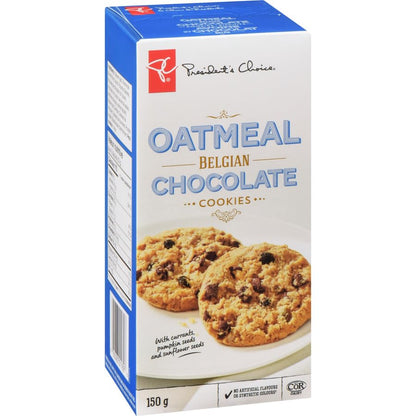 President's Choice Oatmeal Belgian Chocolate Cookies  side cover