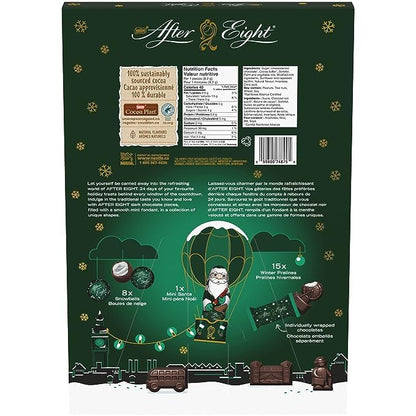 After Eight Holiday Chocolate Advent Calendar 199g/7oz (Shipped from Canada)