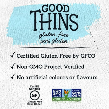 Christie Good Thins Rice Sesame Gluten Free Snacking Crackers, 100g/3.5 oz (Shipped from Canada)