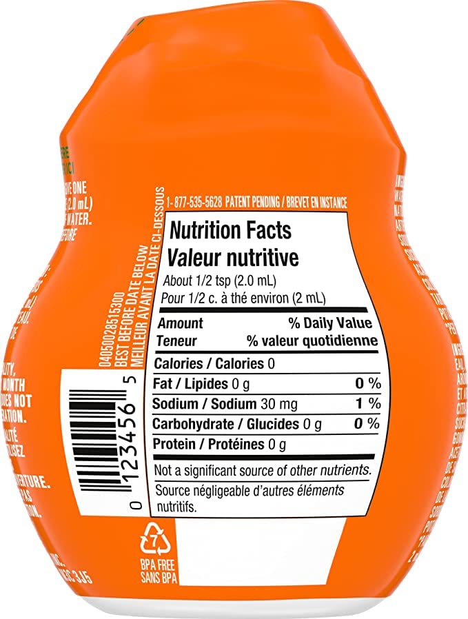 Tang Orange Liquid Drink Mix, 48ml/1.6 fl. oz. (Shipped from Canada)