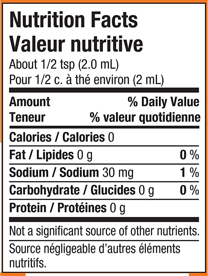 Tang Orange Liquid Drink Mix, 48ml/1.6 fl. oz. (Shipped from Canada)