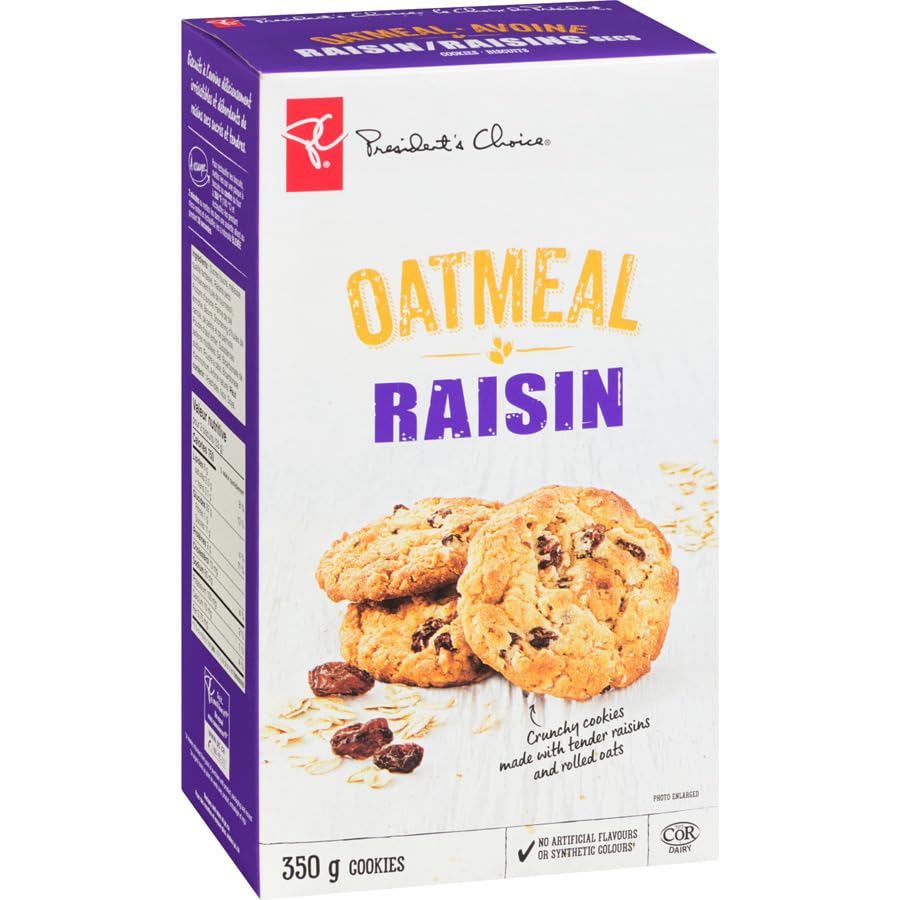 President's Choice Oatmeal Raisin Cookies front cover