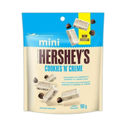 Hershey Mini COOKIES 'N' CREME candy, 160g/5.6 oz (Includes Ice Pack) Shipped from Canada