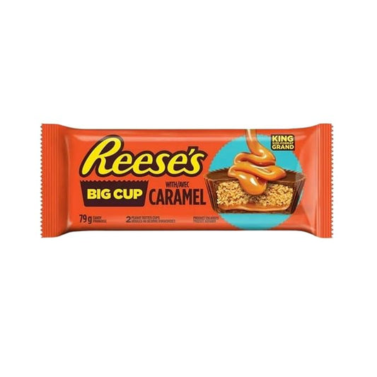 REESE 'S Big Cup with Caramel, One 79g/2.78oz (Includes Ice Pack) (Shipped from Canada)