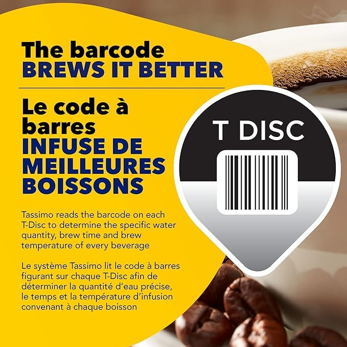 Tassimo Maxwell House Morning Blend Coffee Single Serve T-Discs, 14 ct Box, 14 T-Discs  (Shipped from Canada)