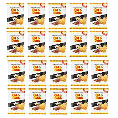 Old Dutch BBQ Potato Chips pack of 20