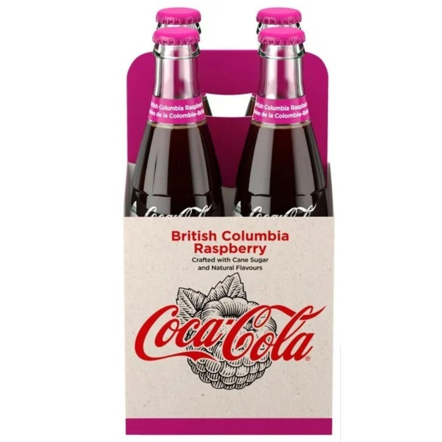 Coca-Cola British Columbia Raspberry pack of 4