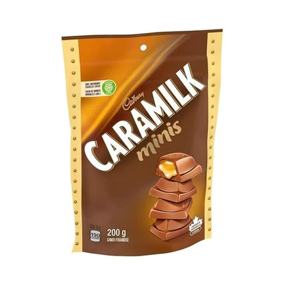 Cadbury Caramilk Chocolatey Candy Minis, 200 g/7 oz (Includes Ice Pack) Shipped from Canada