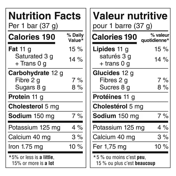 Nature Valley Protein Bars, Peanut Almond and Dark Chocolate, 4 Bars x 37g, 148g/5.2 oz (Shipped from Canada)