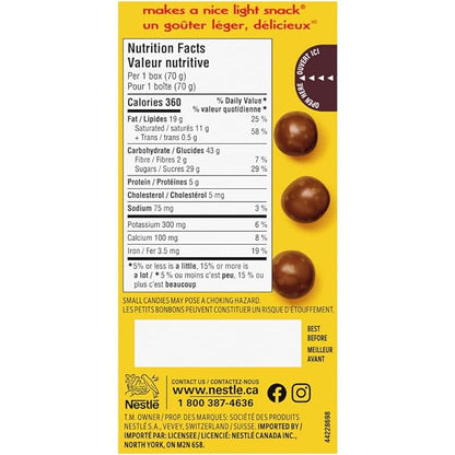 Coffee Crisp Pops Chocolaty Snacks Carton 70g/2.46oz (Shipped from Canada)