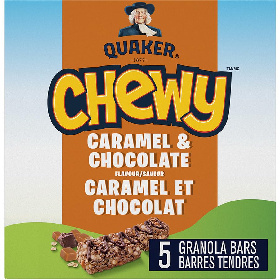 Quaker Chewy Granola Bars Caramel Chocolate  4