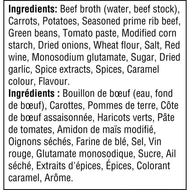 Campbell's Chunky Prime Rib with Vegetables Ready to Serve Soup, Ready to Serve Soup, 515ml/17.4 fl. oz (Shipped from Canada)