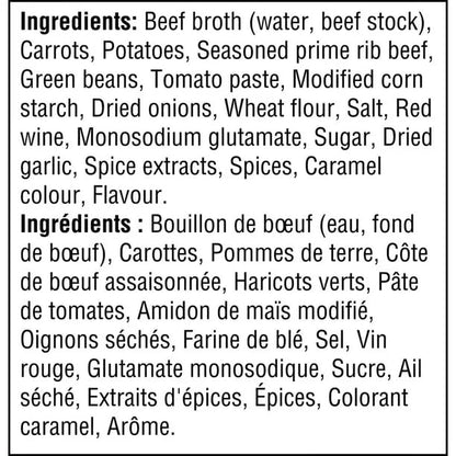 Campbell's Chunky Prime Rib with Vegetables Ready to Serve Soup, Ready to Serve Soup, 515ml/17.4 fl. oz (Shipped from Canada)