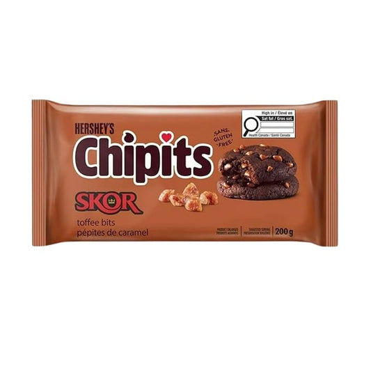 Chipits Baking Bits, SKOOR Toffee, 200g/7.05oz (Shipped from Canada)