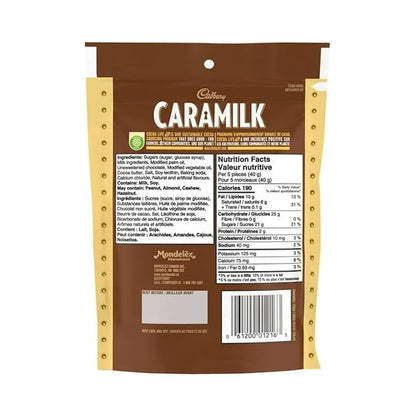 Cadbury Caramilk Chocolatey Candy Minis, 200 g/7 oz (Includes Ice Pack) Shipped from Canada