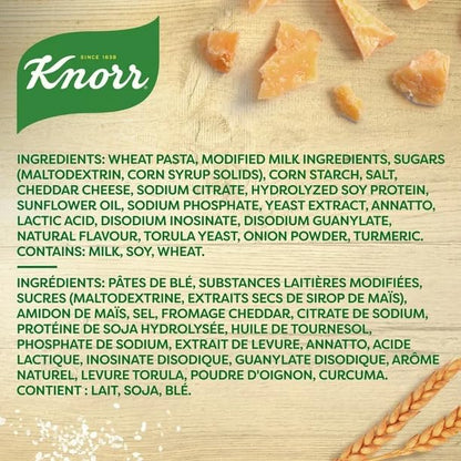 Knorr Sidekicks Homestyle Cheddar Pasta Side Dish, Pasta Side Dish, 131g/4.6 oz (Shipped from Canada)