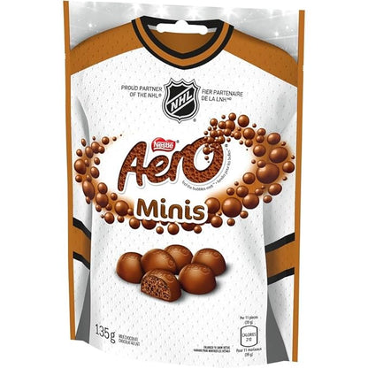 AERO Milk Chocolate Minis, 135g/4.8 oz (Includes Ice Pack) Shipped from Canada