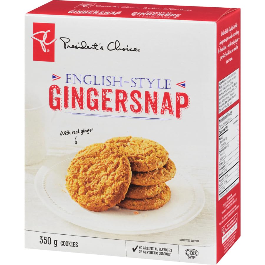 President's Choice English-Style Gingersnap Cookies front cover