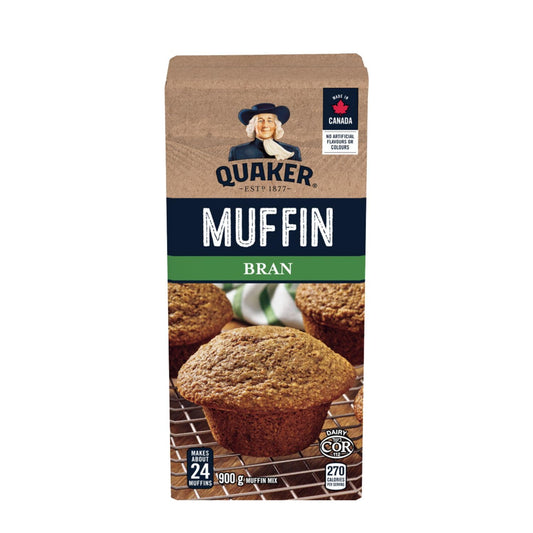 Quaker Bran Muffin Mix 900g/31.75oz (Shipped from Canada)