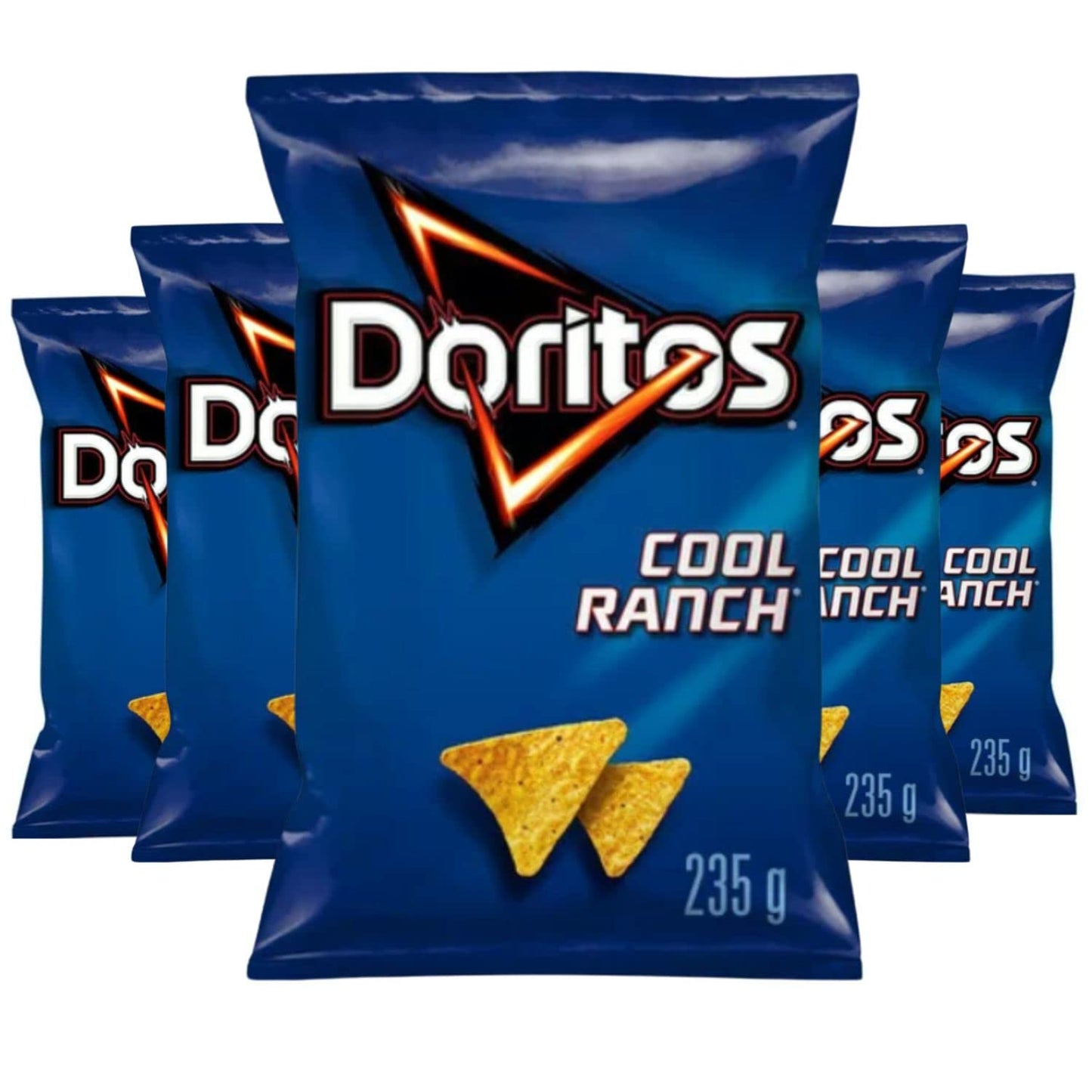 Doritos Cool Ranch Tortilla Chips pack of 5