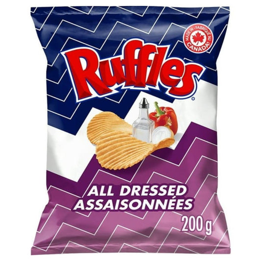 Ruffles New All Dressed Chips, 200g/7.05 (Shipped from Canada)