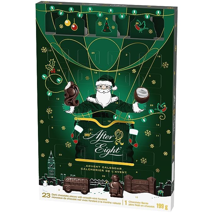 After Eight Holiday Chocolate Advent Calendar 199g/7oz (Shipped from Canada)