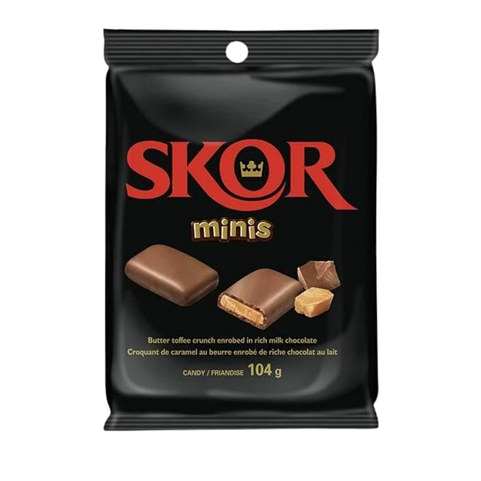 SKOR Minis Candy, 104g/3.66oz (Shipped from Canada)