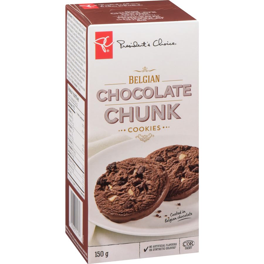 President's Choice Belgian Chocolate Chunk Cookies front cover