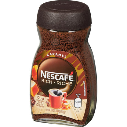 Nescafe Rich Caramel Instant Coffee, 100g/3.5oz (Shipped from Canada)