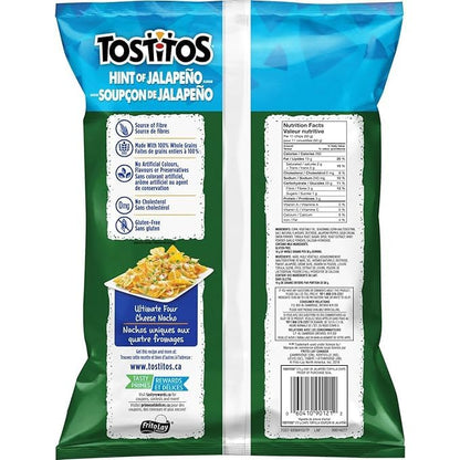 Tostitos Hint of Jal Tortilla Chips back cover