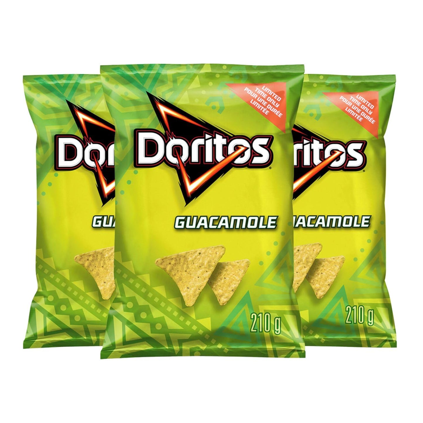 Doritos Guacamole Tortilla Chips pack of 3