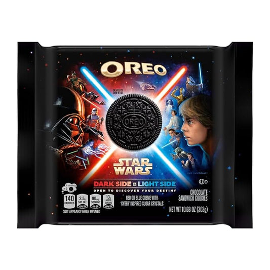 Oreos Star Wars Light Side vs. Dark Side, Character Cookies, Chocolate Sandwich Cookies, 303g/10.7oz (Shipped from Canada)