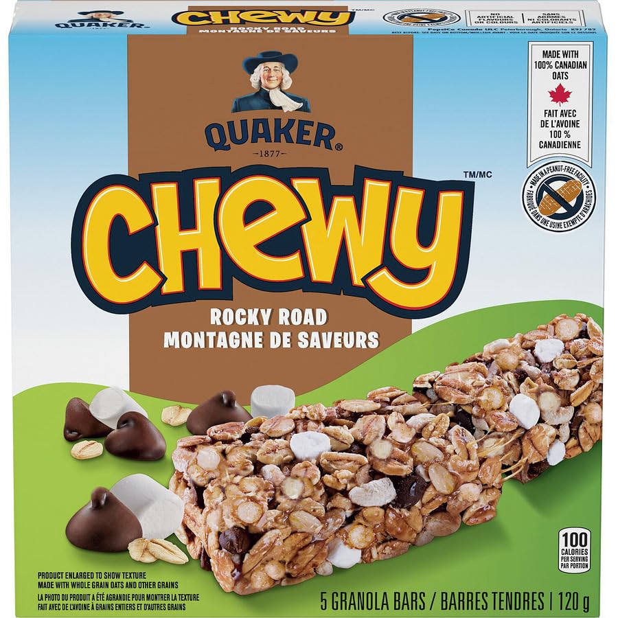 Quaker Chewy Granola Bars Rocky Road 5