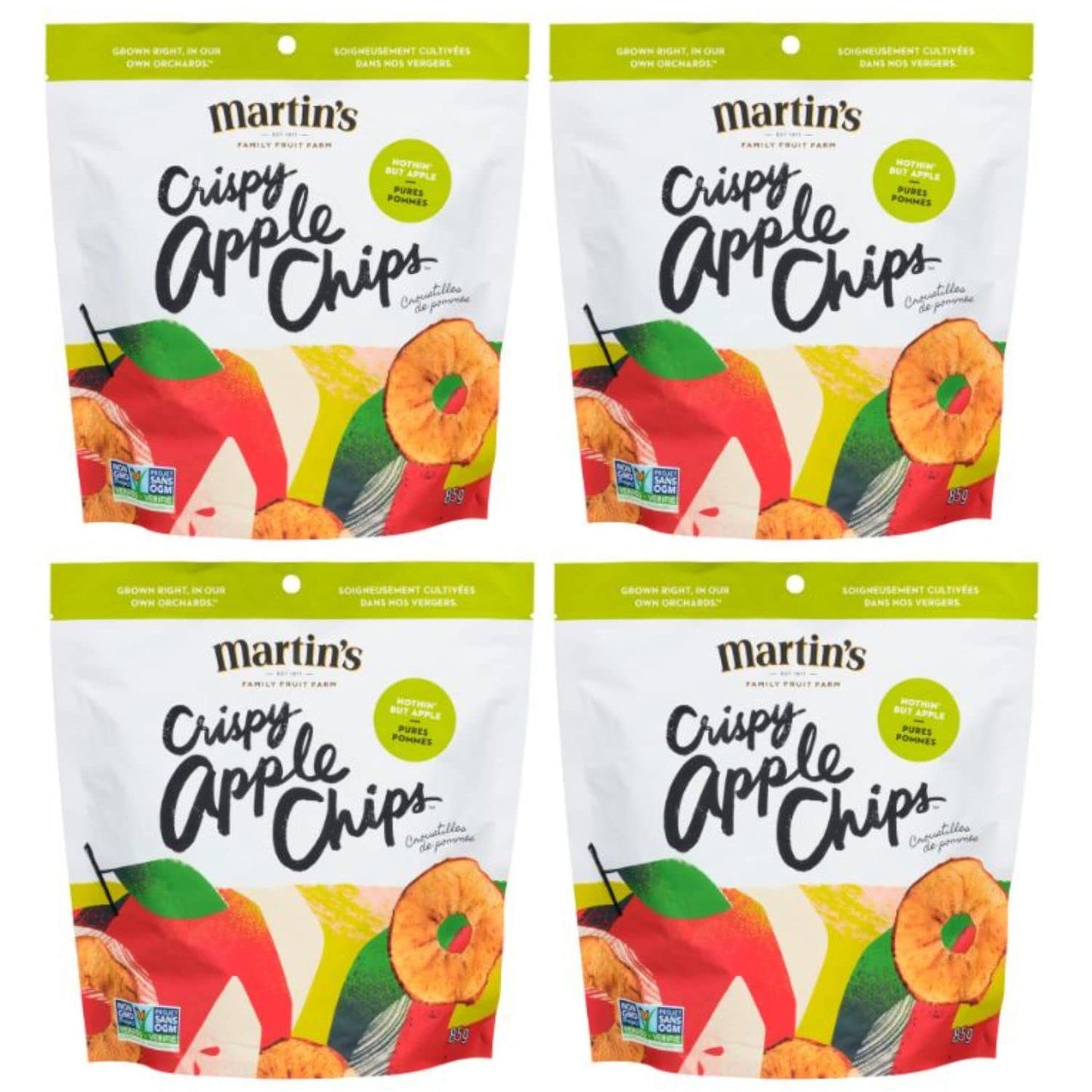 Martin's Nothin' But Apple Crispy Apple Chips, 85g/3oz (Shipped from Canada)
