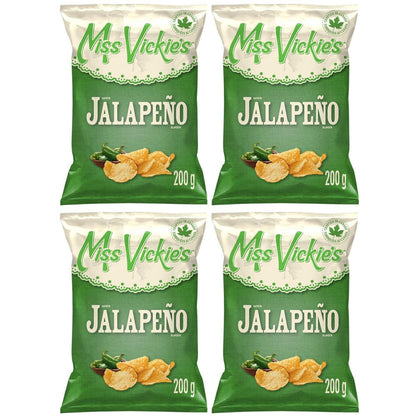 Miss Vickies Jalapeno Potato Chips pack of 4