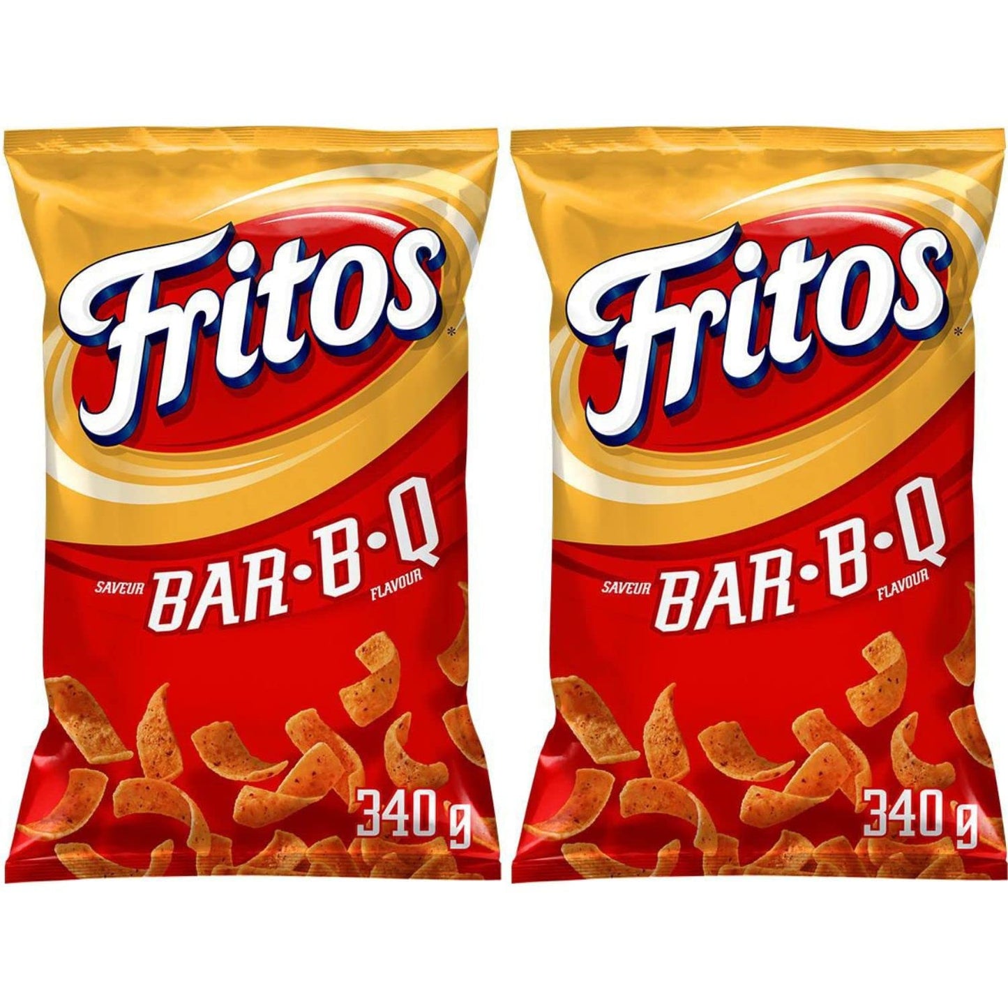 Fritos Bar-B-Q Flavored Corn Chips pack of 2