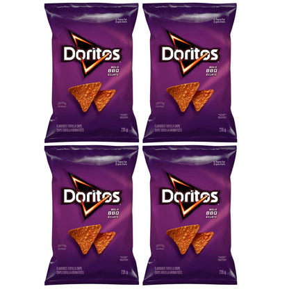 Doritos BBQ Tortilla Chips pack of 4