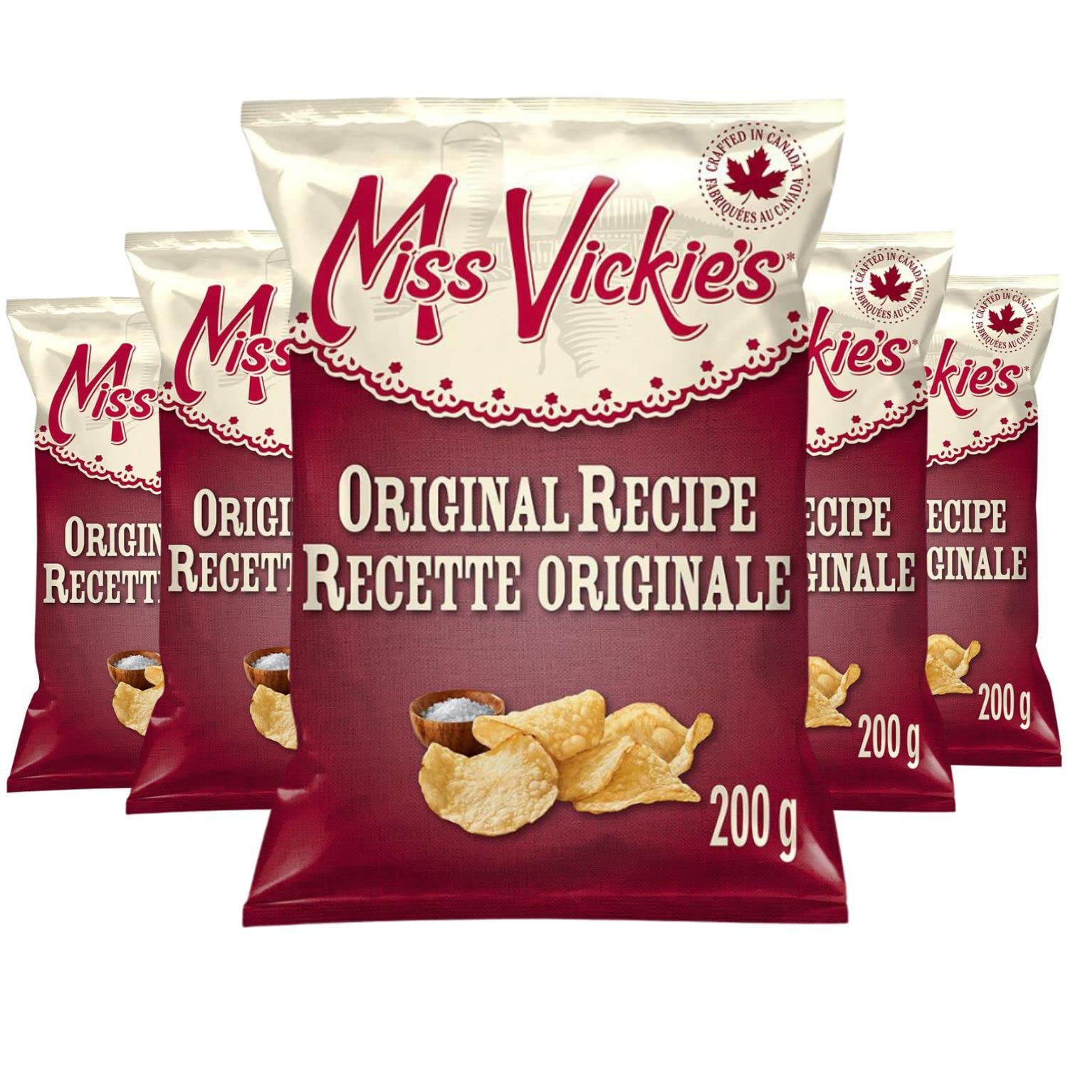 Miss Vickies Original Recipe Potato Chips pack of 5