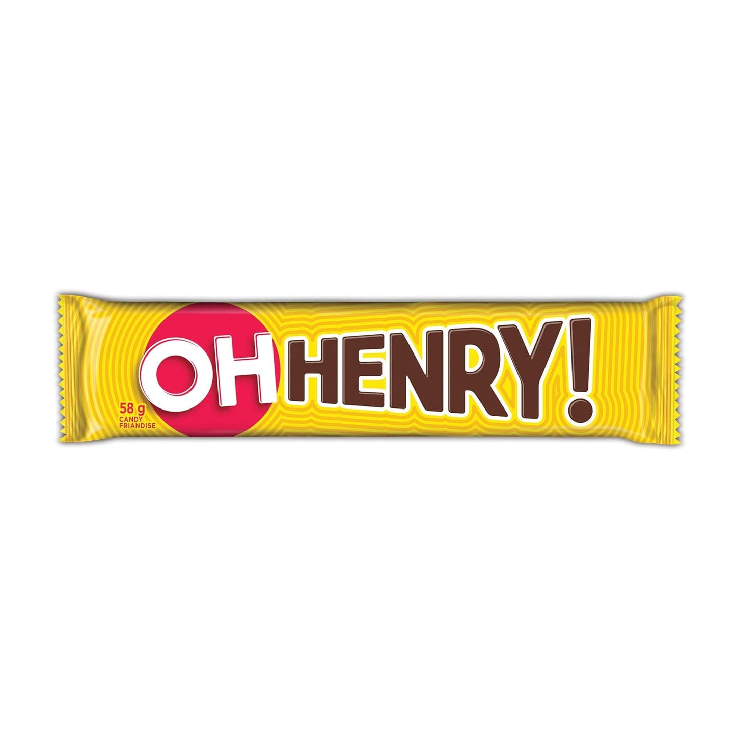 Oh Henry! Chocolate Candy Bars 4x58g, 232g/8.18oz (Shipped from Canada)