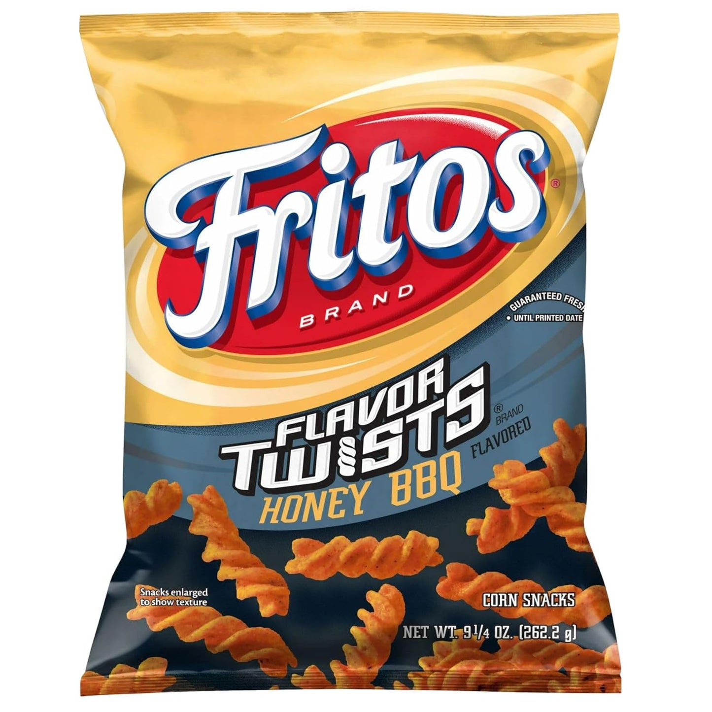 Fritos Flavor Twists Honey BBQ Flavor Corn Snacks, 262g/9.2oz (Shipped from Canada)