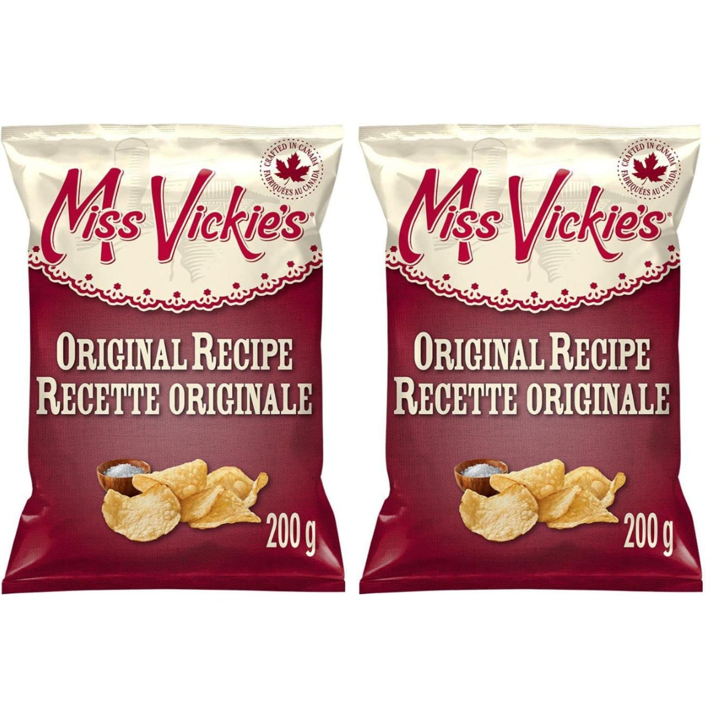 Miss Vickies Original Recipe Potato Chips pack of 2