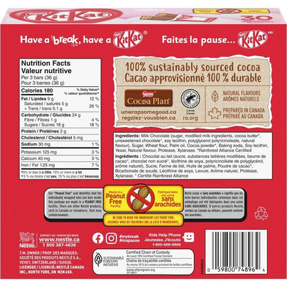 KITKAT Valentine's Mini Chocolate Wafer Bars, 30 Count, 375g/13.2oz (Shipped from Canada)