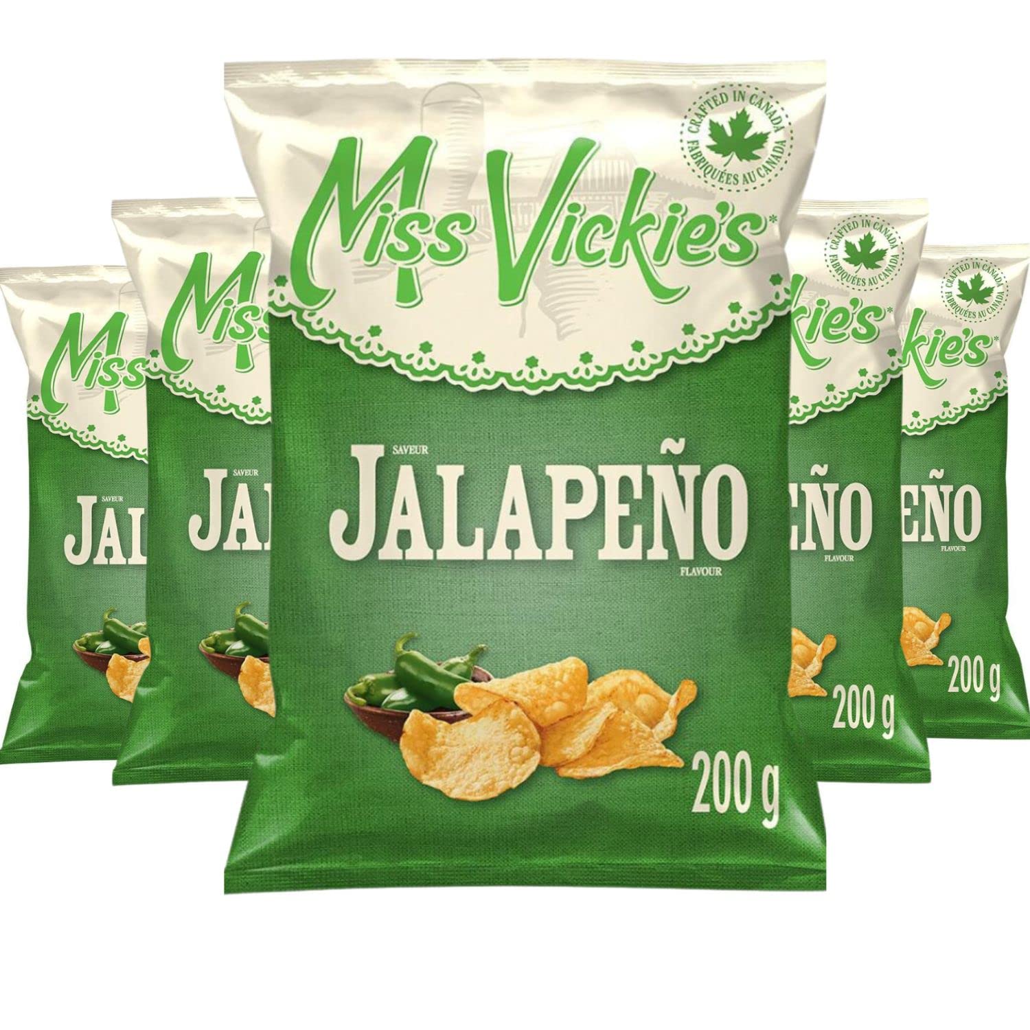 Miss Vickies Jalapeno Potato Chips pack of 5