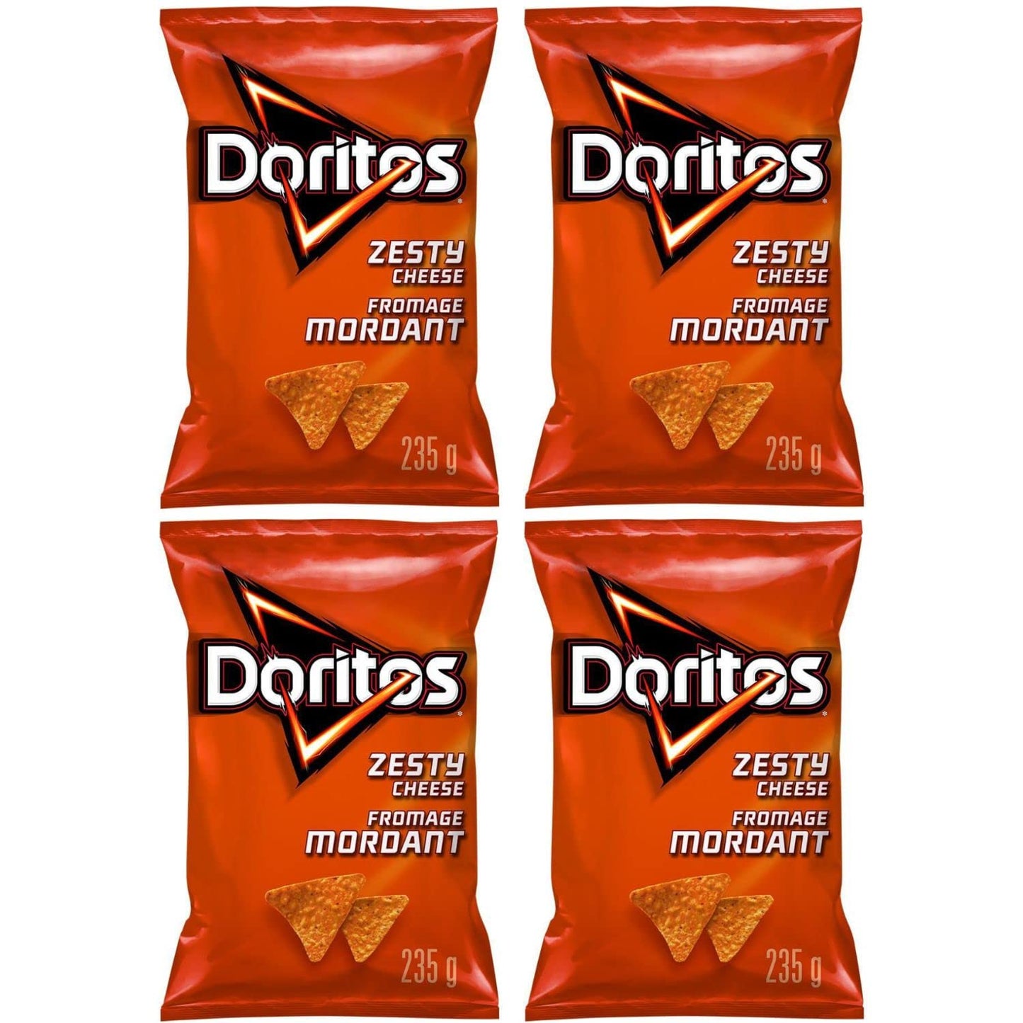 Doritos Zesty Cheese Tortilla Chips 235g/8.2oz (Shipped from Canada)