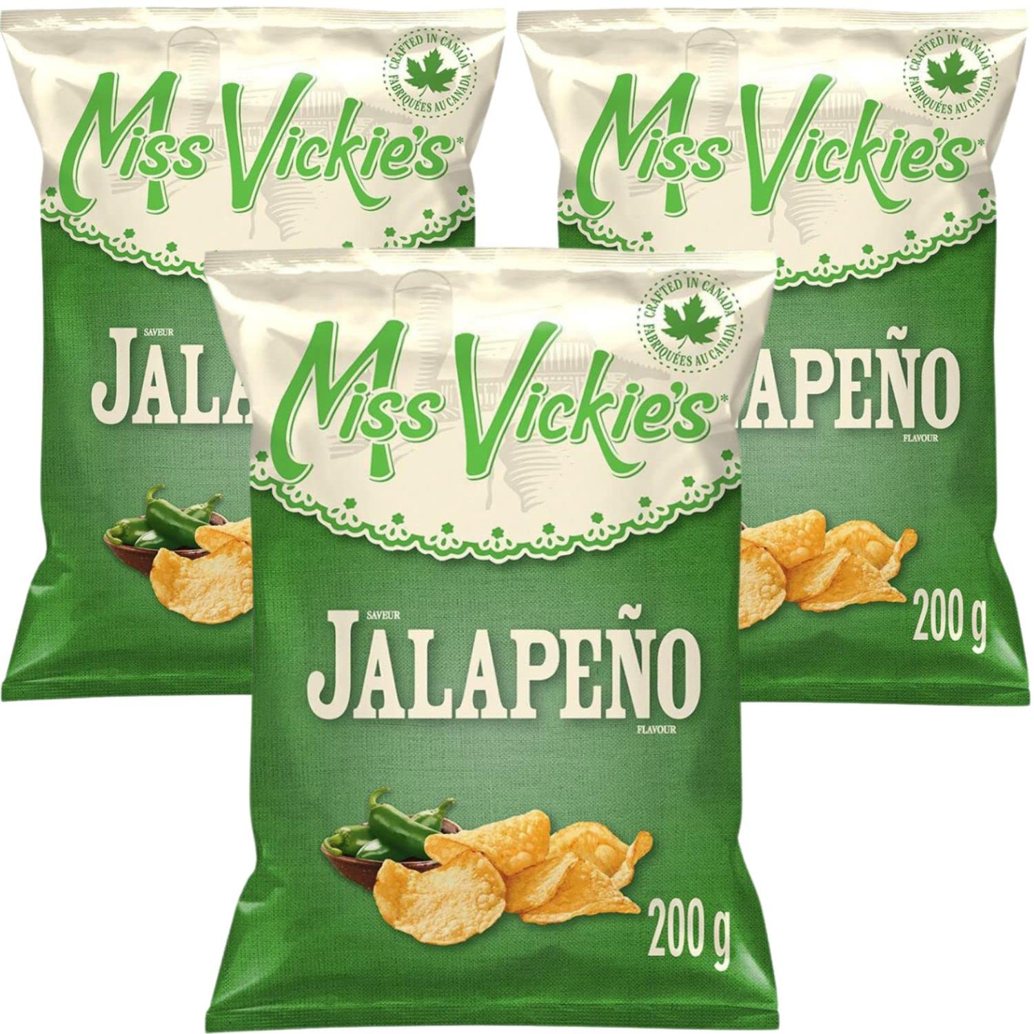 Miss Vickies Jalapeno Potato Chips pack of 3