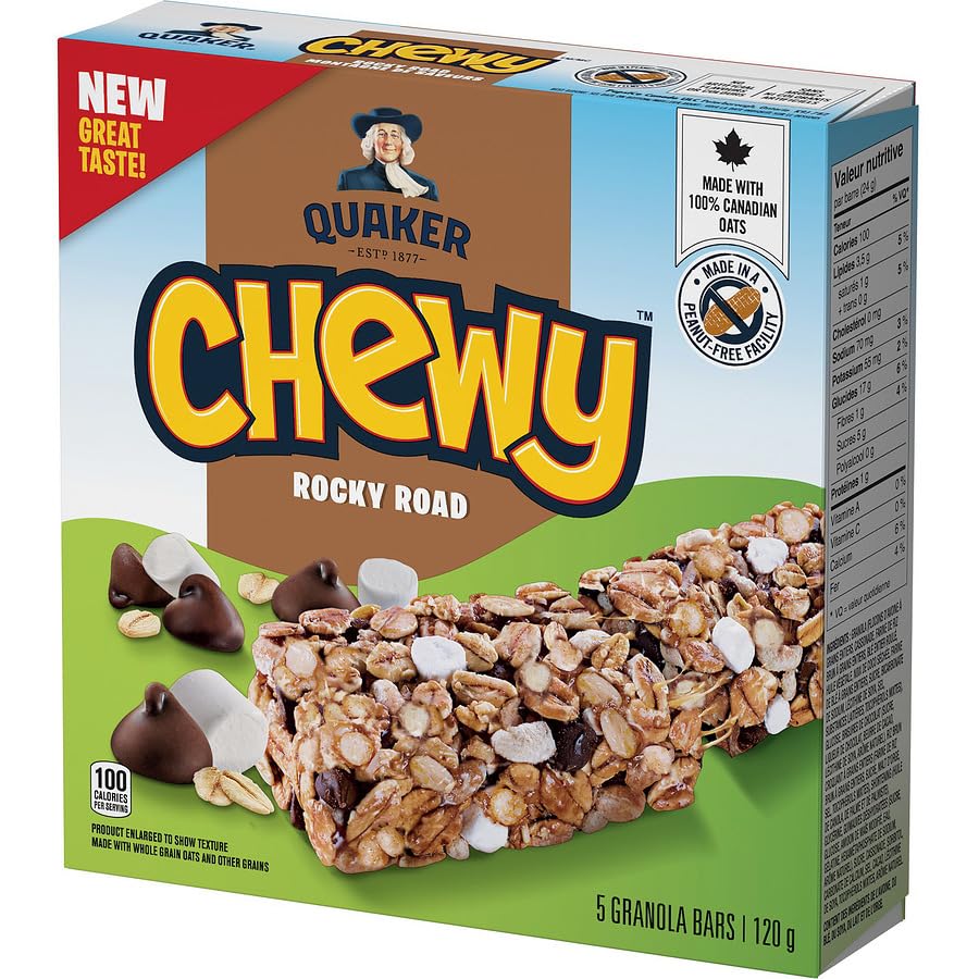 Quaker Chewy Granola Bars Rocky Road front cover