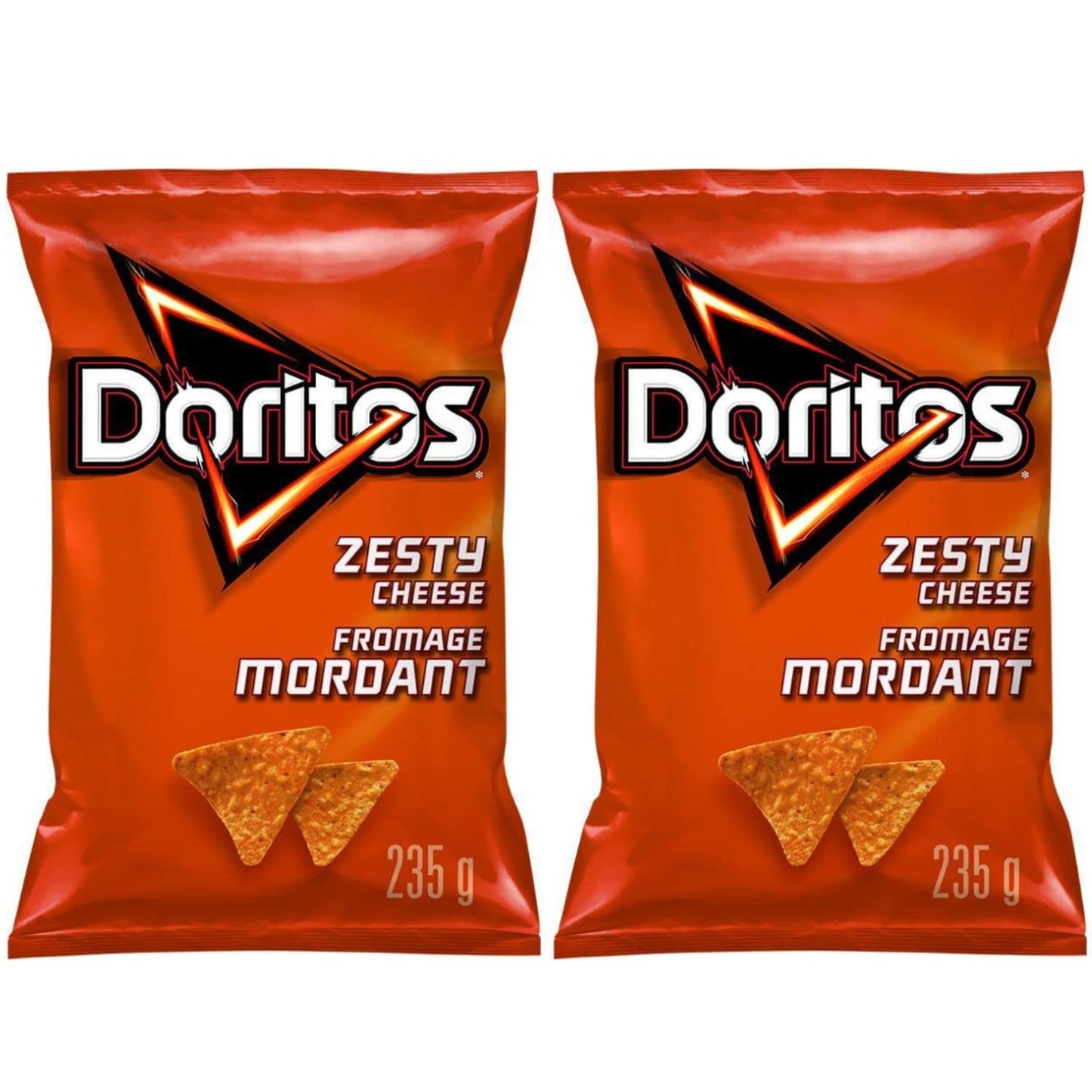 Doritos Zesty Cheese Tortilla Chips 235g/8.2oz (Shipped from Canada)