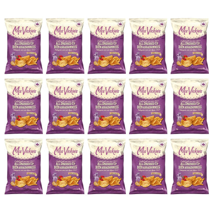 Miss Vickies All Dressed Up Chips pack of 15