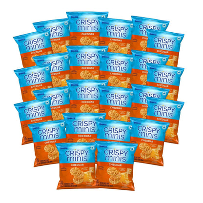 Quaker Crispy Minis Cheddar Brown Rice Chips, 33g/1.2 oz (Shipped from Canada)